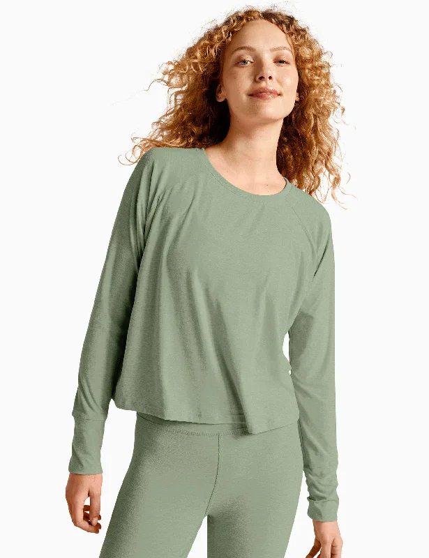 Featherweight Daydreamer Pullover - Minty Slate Heather Hoodie Sweatshirt Fashion