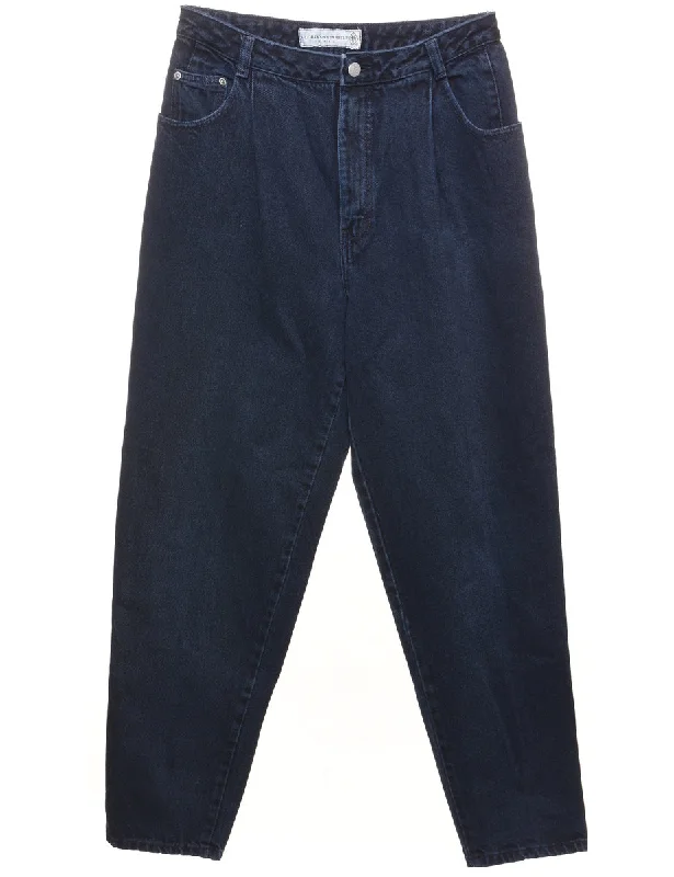 Dark Wash Tapered Classic Jeans - W30 L29 Cozy Zip Hoodie