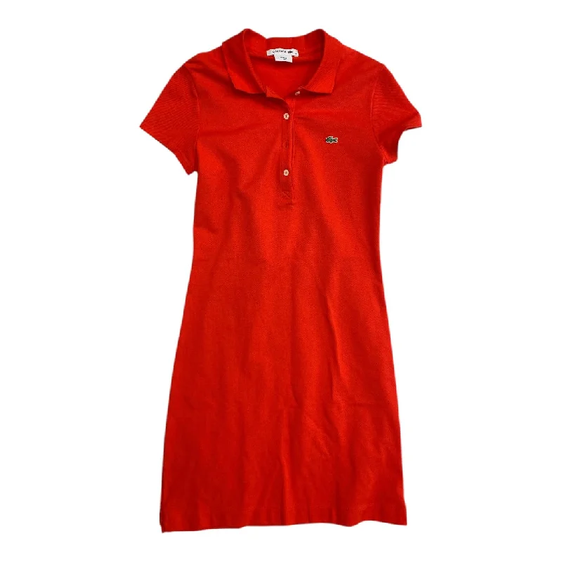 Dress Casual Short By Lacoste In Orange, Size:2 A-line unclassified dresses