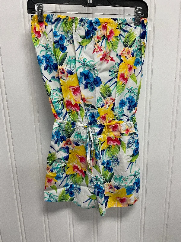 Romper By Tommy Bahama In Tropical Print, Size:Xs Tiered unclassified dresses
