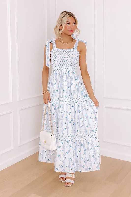 Hopeful Daydream Floral Maxi Dress Printed unclassified dresses