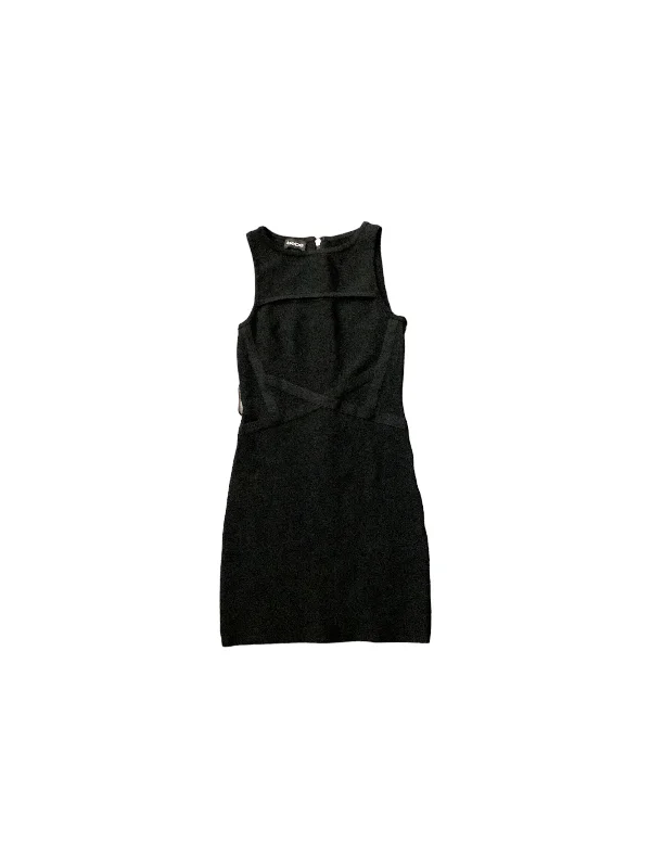 Black Dress Casual Midi Bebe, Size S