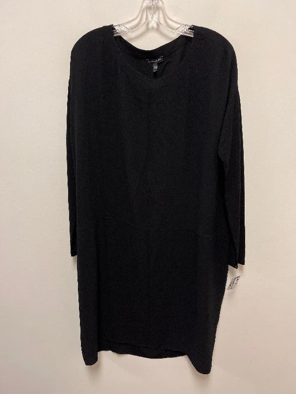 Black Dress Casual Short Eileen Fisher, Size S