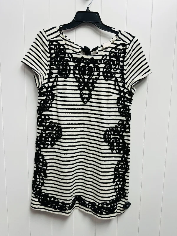 Black & White Dress Casual Short Anthropologie, Size M