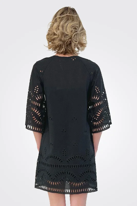 Broderi Dress - Black