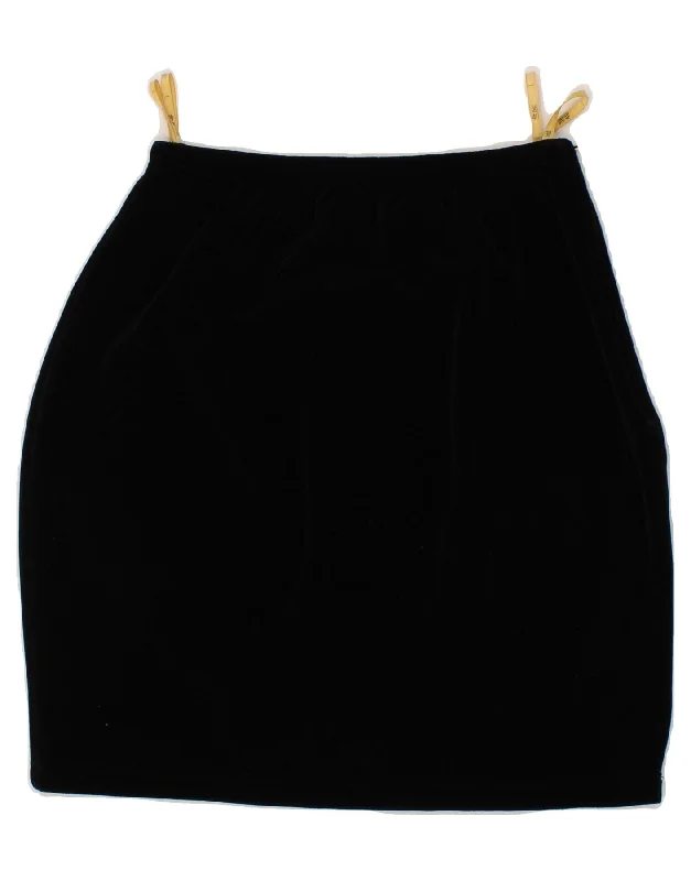 C&A Womens Pencil Skirt  EU 38 Medium W28  Black Triacetate