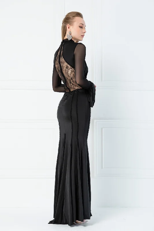 Maxi dress LONG SLEEVE LACE REF:55659