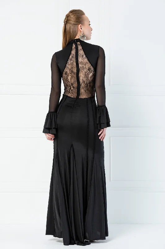 Maxi dress LONG SLEEVE LACE REF:55659