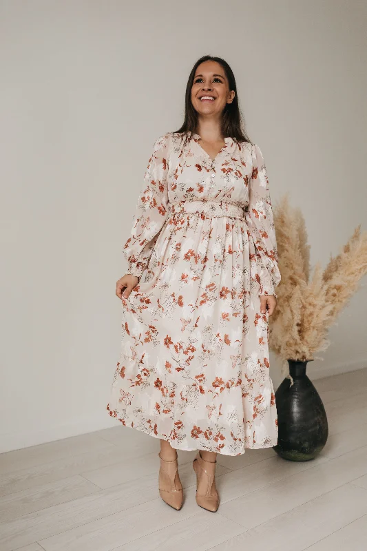 Millie Floral Midi Dress