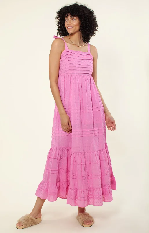 Sayen Solid Maxi Dress