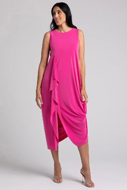 Sleeveless Drama Dress | Peony