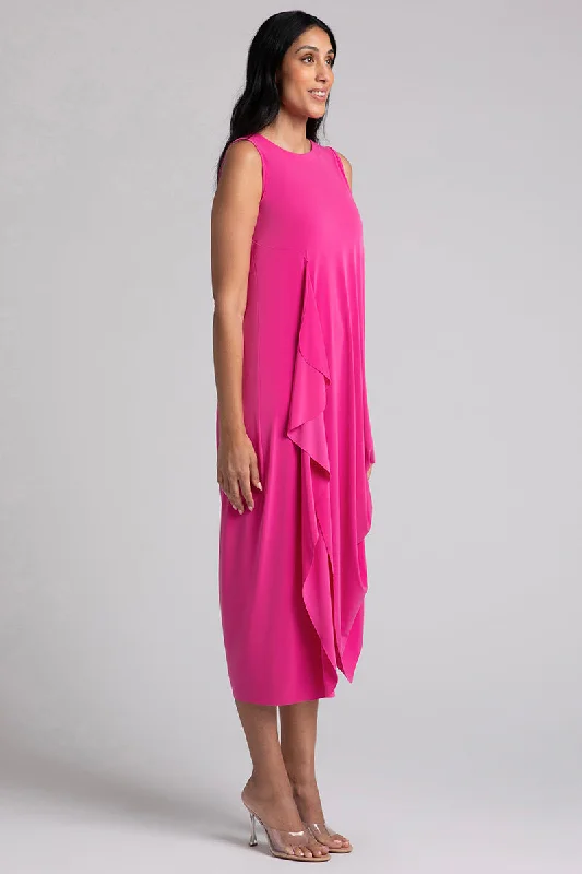 Sleeveless Drama Dress | Peony