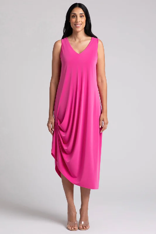 Sleeveless Drama Dress | Peony