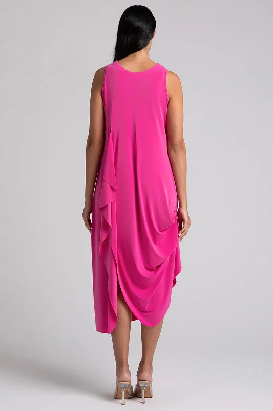 Sleeveless Drama Dress | Peony