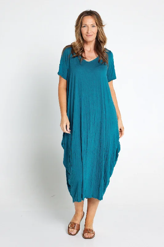 Zoe Dress - Teal