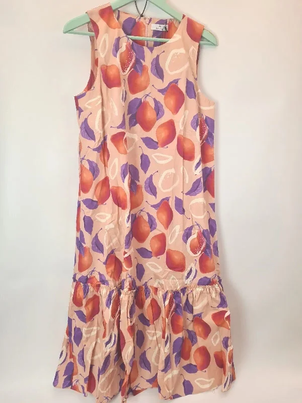 Paul Smith Fruit Print Frill Hem Dress. UK Size Large (42) **** V27